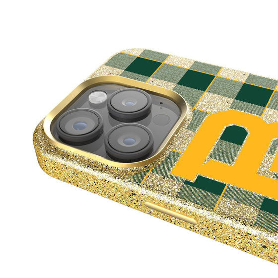 Baylor Bears Plaid Bling Phone Case-2