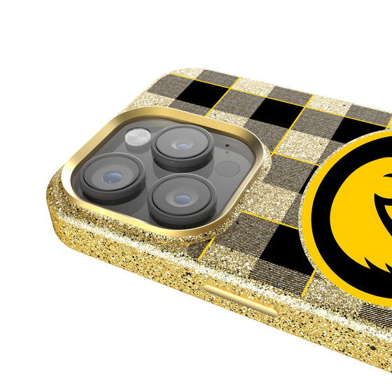 Iowa Hawkeyes Plaid Bling Phone Case-2