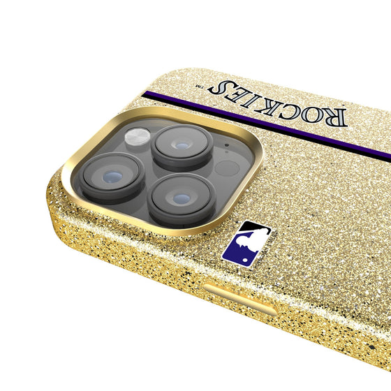 Colorado Rockies Sidebar Bling Phone Case-3