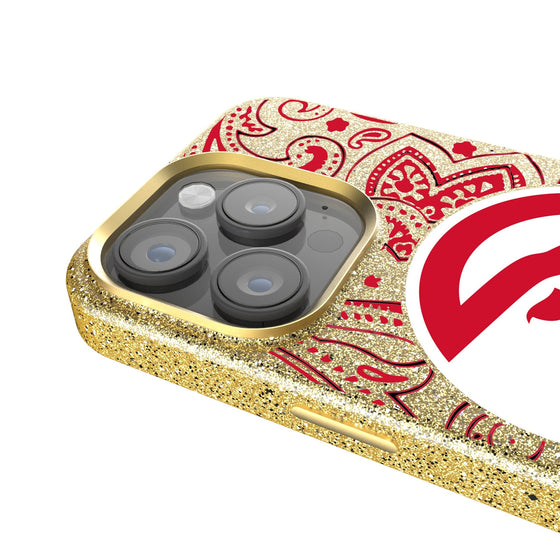 Atlanta Hawks Paisley Bling Phone Case-2