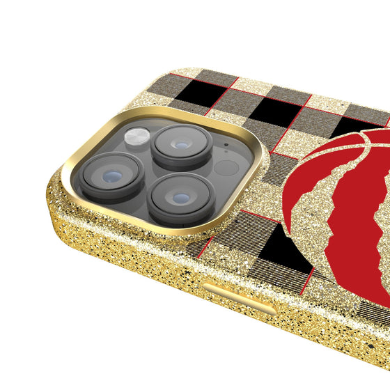 Toronto Raptors Plaid Bling Phone Case-2