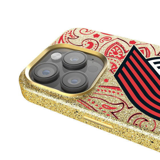 Portland Trail Blazers Paisley Bling Phone Case-2