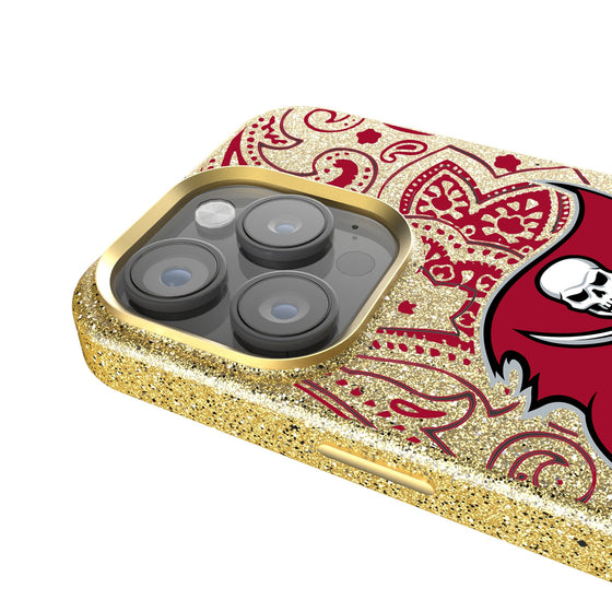 Tampa Bay Buccaneers Paisley Bling Phone Case-2