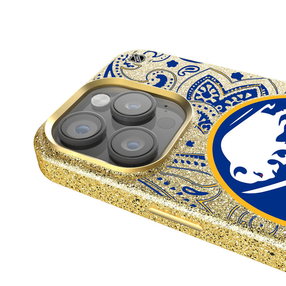 Buffalo Sabres Paisley Bling Phone Case-3