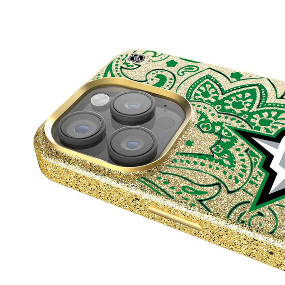 Dallas Stars Paisley Bling Phone Case-3