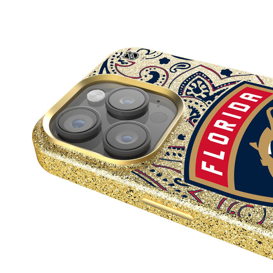 Florida Panthers Paisley Bling Phone Case-3