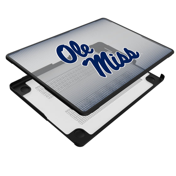 University of Mississippi Rebels Linen Laptop Case-3