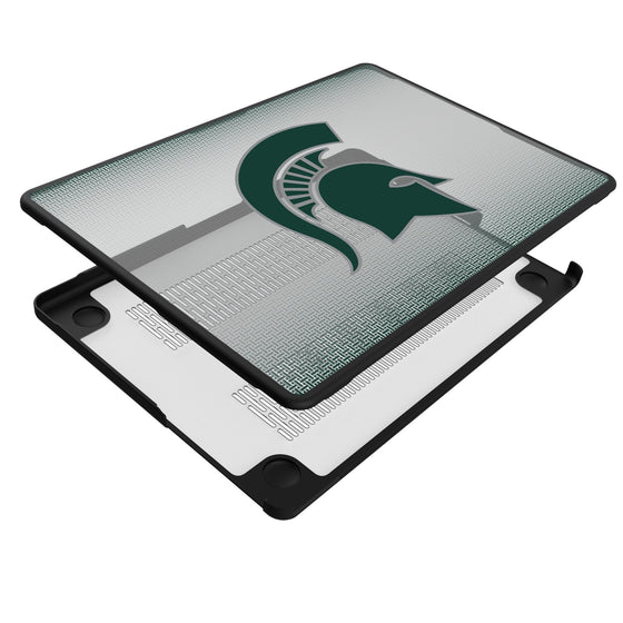 Michigan State University Spartans Linen Laptop Case-3