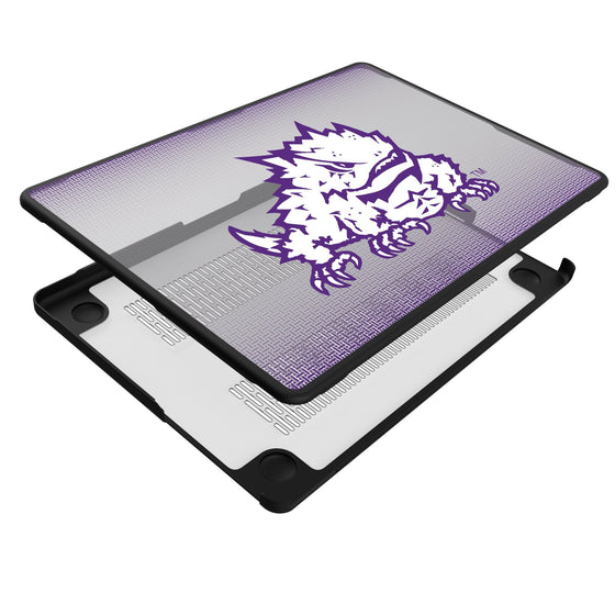 Texas Christian University Horned Frogs Athletic Frog Linen Laptop Case-3