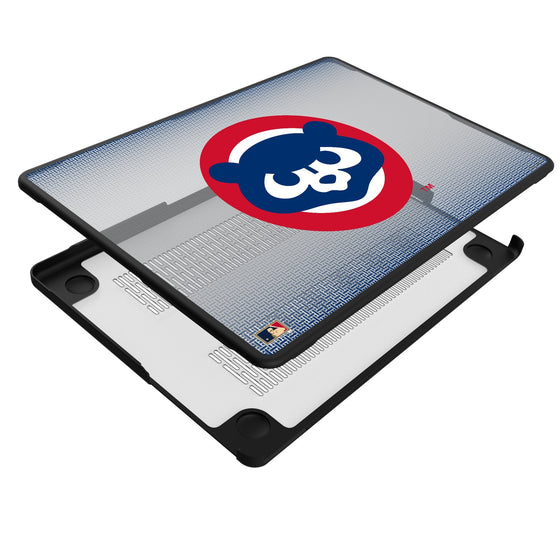 Chicago Cubs Home 1979-1993 - Cooperstown Collection Linen Laptop Case-3