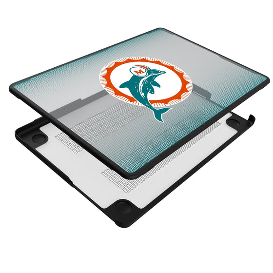 Miami Dolphins 1966-1973 Historic Collection Linen Laptop Case-3