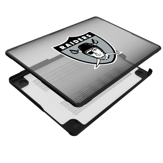 Oakland Raiders 1963 Historic Collection Linen Laptop Case-3