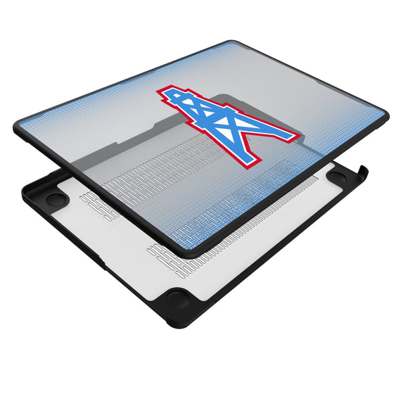 Houston Oilers Historic Collection Linen Laptop Case-3