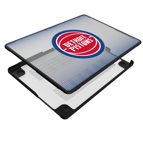 Detroit Pistons Linen Laptop Case-3