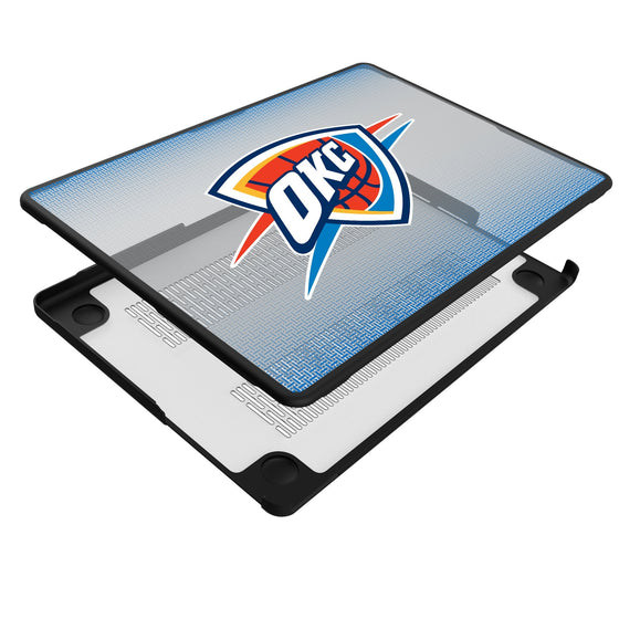 Oklahoma City Thunder Linen Laptop Case-3