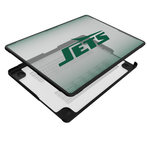 New York Jets Linen Laptop Case-3