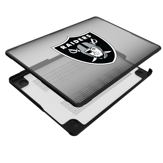 Las Vegas Raiders Linen Laptop Case-3