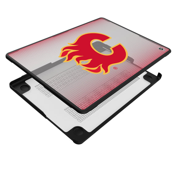 Calgary Flames Linen Laptop Case-3