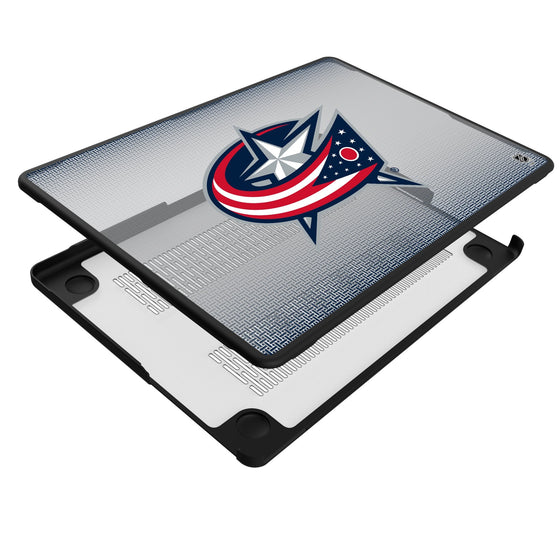 Columbus Blue Jackets Linen Laptop Case-3