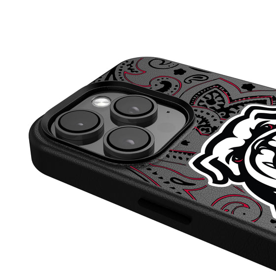 Georgia Bulldogs Paisley Magnetic Phone Case-4