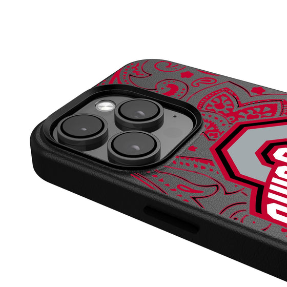 Ohio State Buckeyes Paisley Magnetic Phone Case-4