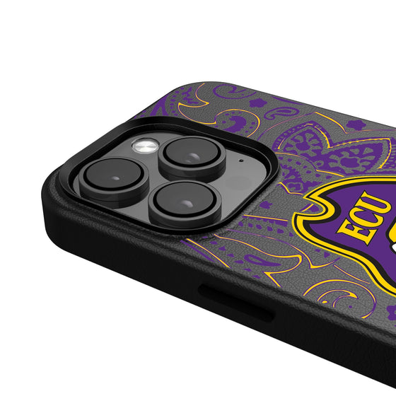 East Carolina Pirates Paisley Magnetic Phone Case-4