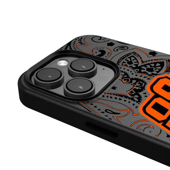 Oklahoma State Cowboys Paisley Magnetic Phone Case-4