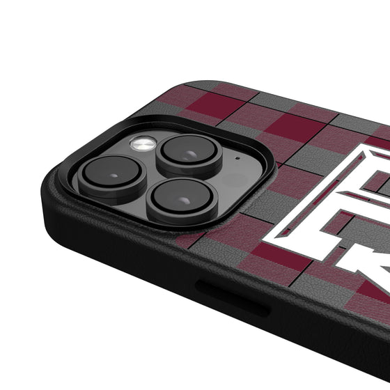 Texas A&M Aggies Plaid Magnetic Phone Case-4