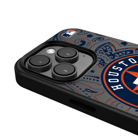 Houston Astros Paisley Magnetic Phone Case-4