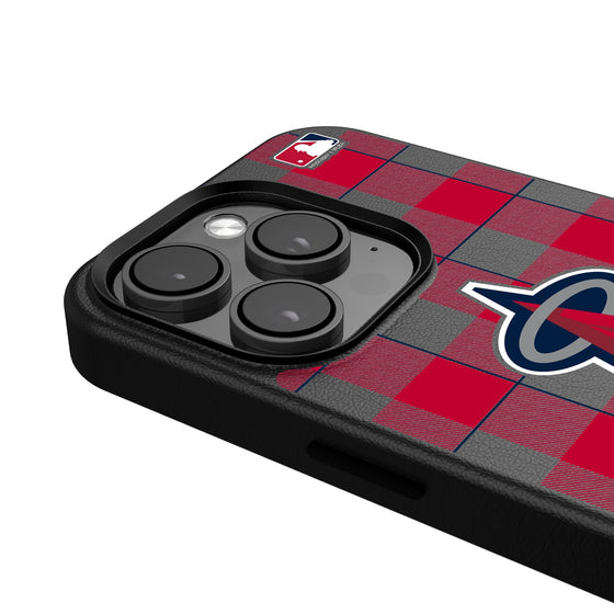 Los Angeles Angels Plaid Magnetic Phone Case-4