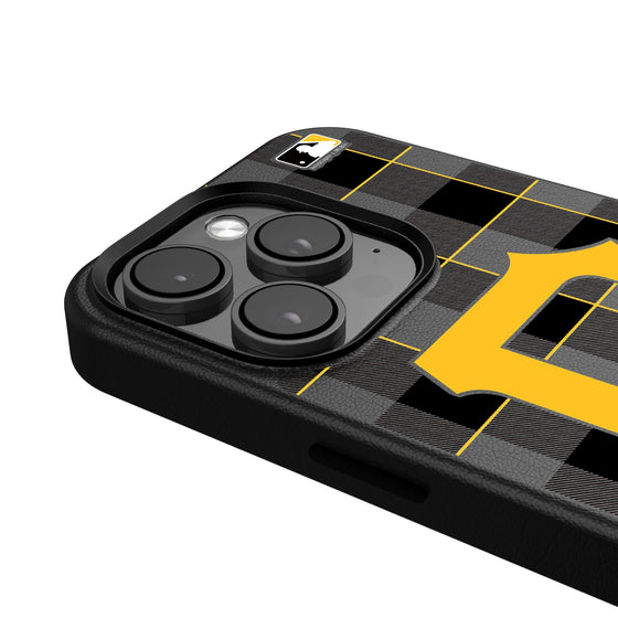 Pittsburgh Pirates Plaid Magnetic Phone Case-4