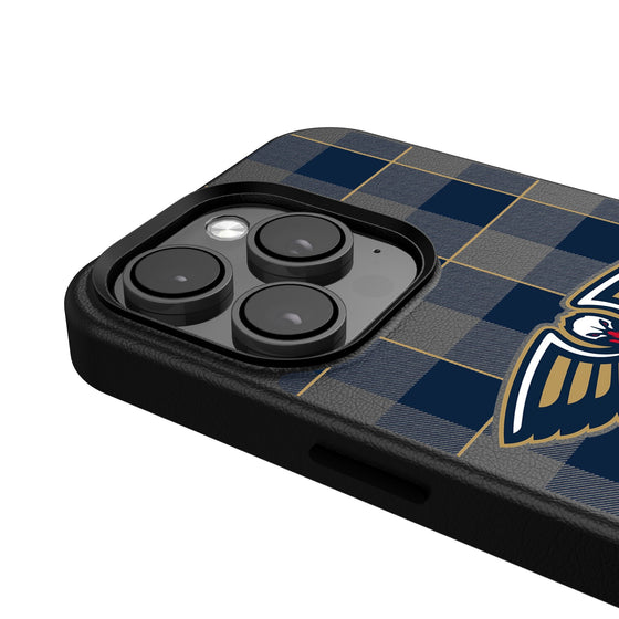 New Orleans Pelicans Plaid Magnetic Phone Case-4