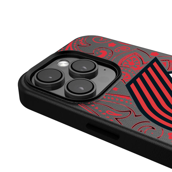 Portland Trail Blazers Paisley Magnetic Phone Case-4