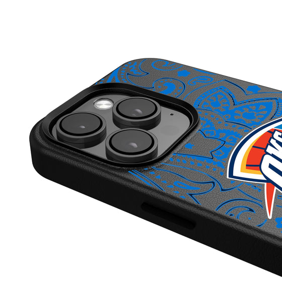 Oklahoma City Thunder Paisley Magnetic Phone Case-4