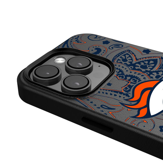 Denver Broncos Paisley Magnetic Phone Case-4