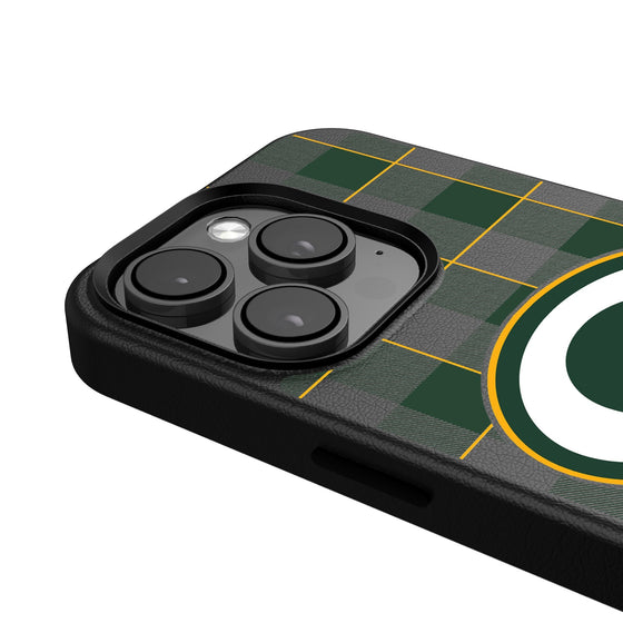 Green Bay Packers Plaid Magnetic Phone Case-4