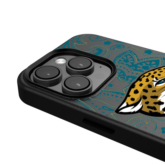 Jacksonville Jaguars Paisley Magnetic Phone Case-4