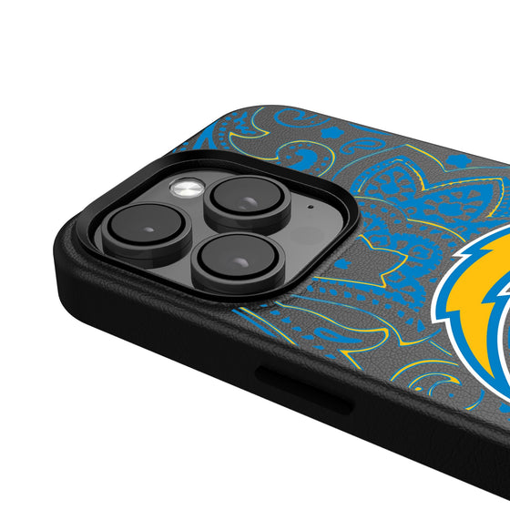 Los Angeles Chargers Paisley Magnetic Phone Case-4