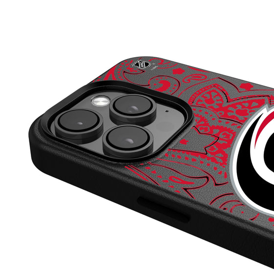 Carolina Hurricanes Paisley MagSafe Compatible Phone Case-4