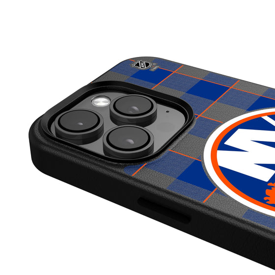 New York Islanders Plaid MagSafe Compatible Phone Case-4