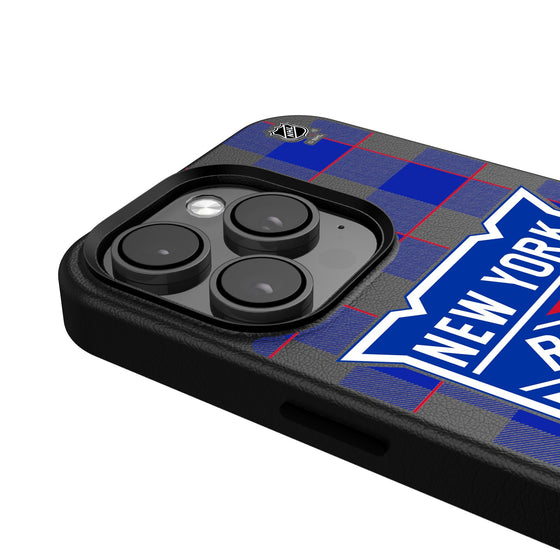 New York Rangers Plaid MagSafe Compatible Phone Case-4