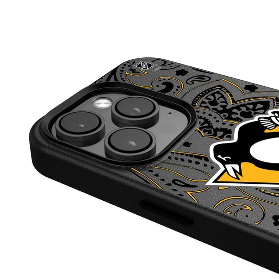 Pittsburgh Penguins Paisley MagSafe Compatible Phone Case-4