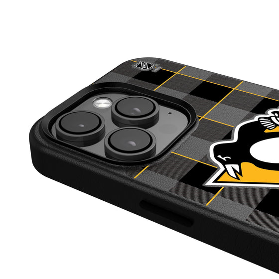 Pittsburgh Penguins Plaid MagSafe Compatible Phone Case-4