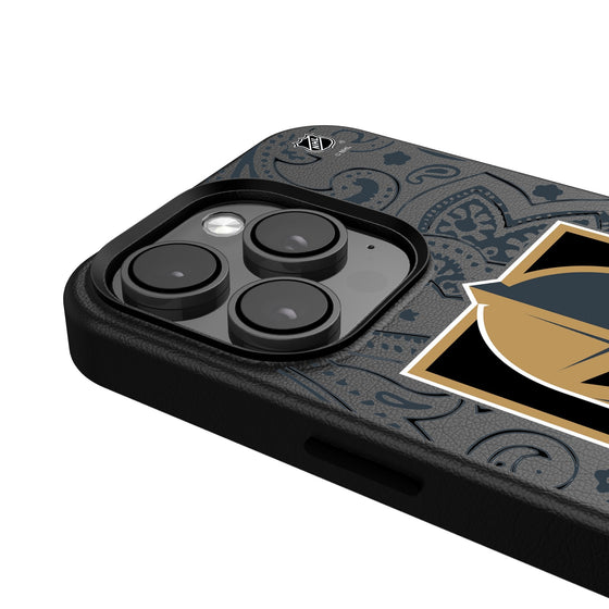 Vegas Golden Knights Paisley MagSafe Compatible Phone Case-4