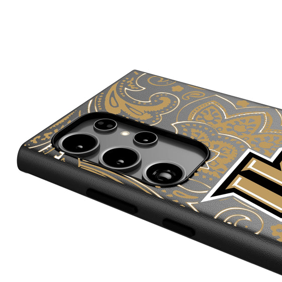 University of Central Florida Golden Knights Paisley MagSafe Compatible Phone Case-3