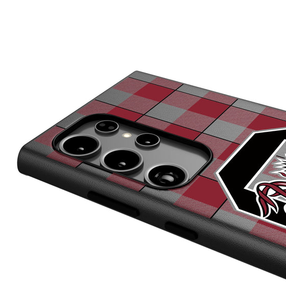 University of South Carolina Gamecocks Plaid MagSafe Compatible Phone Case-3