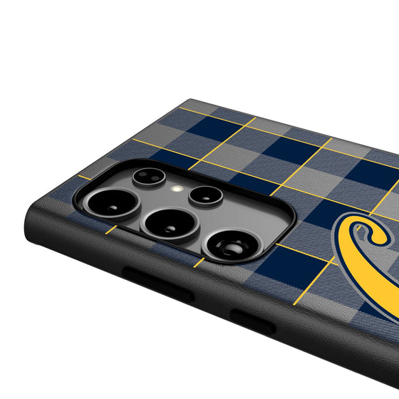 University of California Berkeley Golden Bears Plaid MagSafe Compatible Phone Case-3