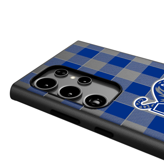 University of Memphis Tigers Plaid MagSafe Compatible Phone Case-3