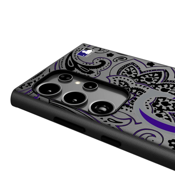 Colorado Rockies Paisley MagSafe Compatible Phone Case-3