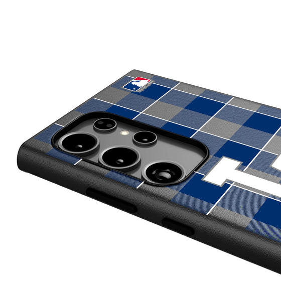 LA Dodgers Plaid MagSafe Compatible Phone Case-3